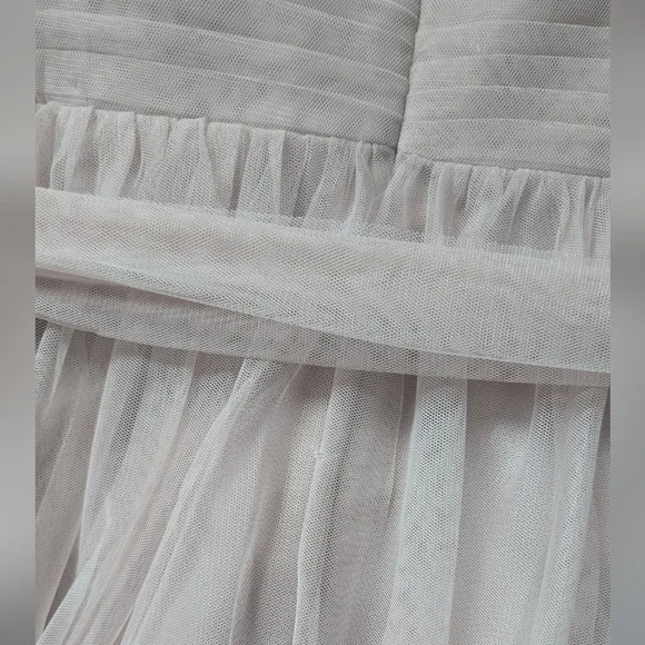 NWT Marina Tulle Cocktail Formal Dress Size 12 - Picture 13 of 16
